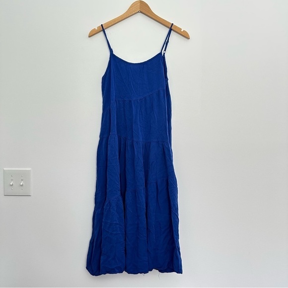 Logene royal blue three tiered maxi dress - Picture 4 of 11